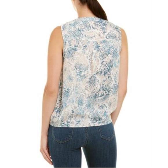 Tart Liya Dessert Python Front Tie Prink Tank Top - Picture 2 of 4